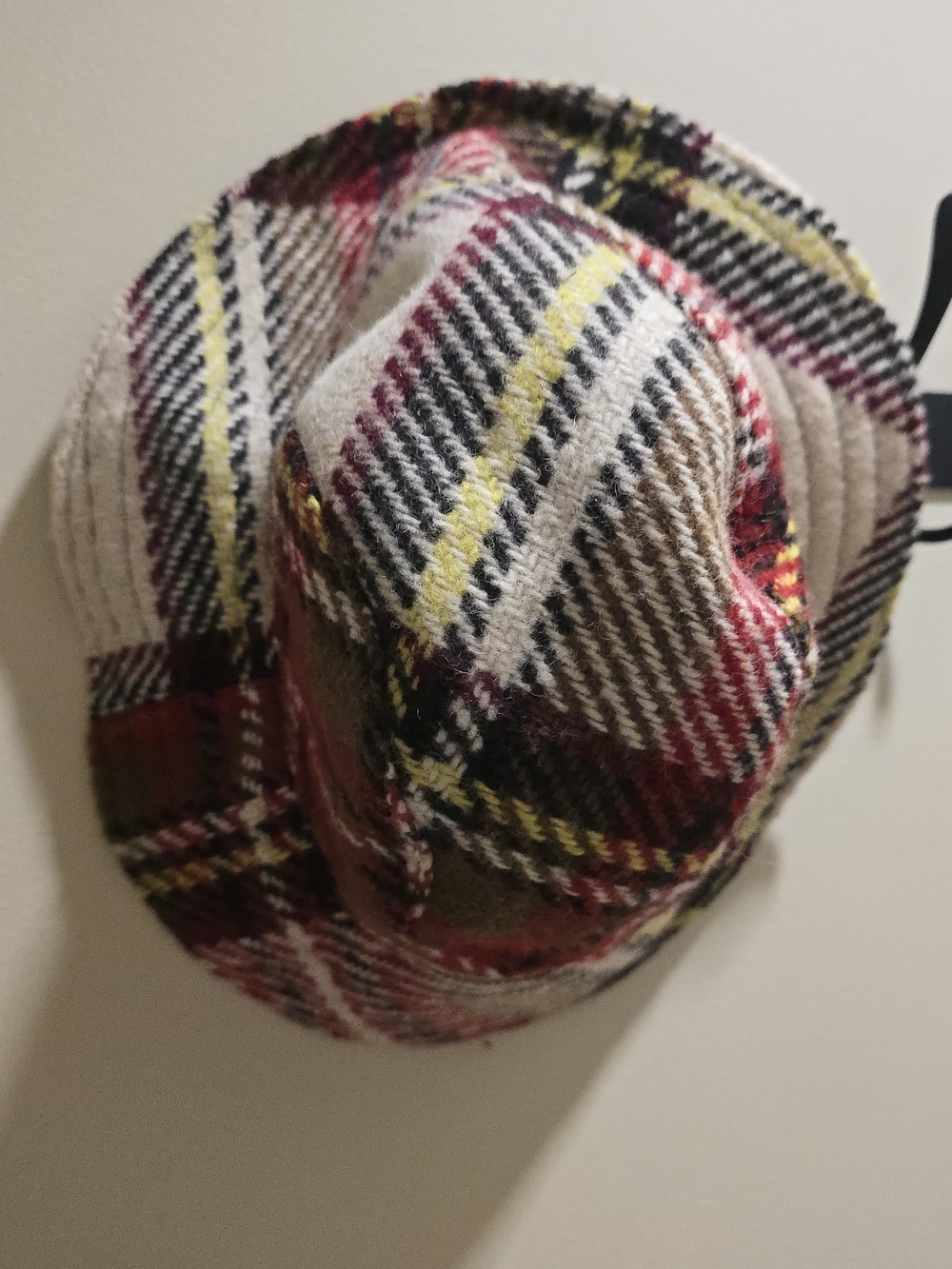 Burberry London Plaid Fedora Bucket Hat